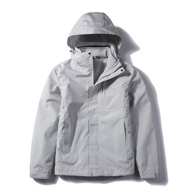 Chaqueta Impermeable de Dos Piezas para Hombre - Abrigo Cálido y Resistente - Image 10