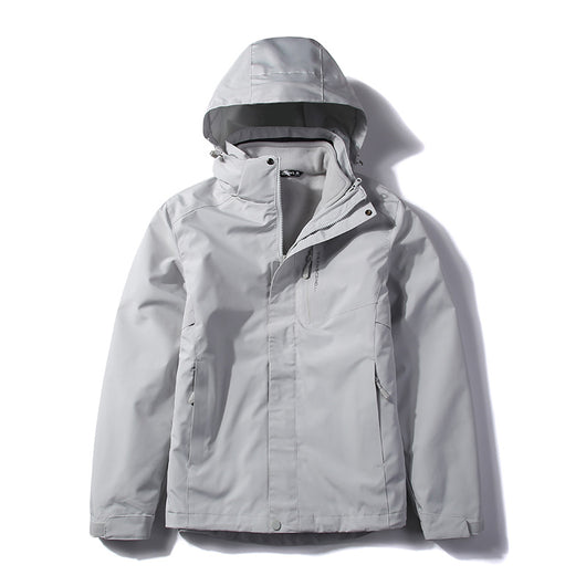 Chaqueta Impermeable de Dos Piezas para Hombre - Abrigo Cálido y Resistente - Image 10