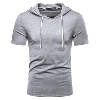 Sudadera Deportiva con Capucha Manga Corta para Hombre - Algodón Premium - Image 5