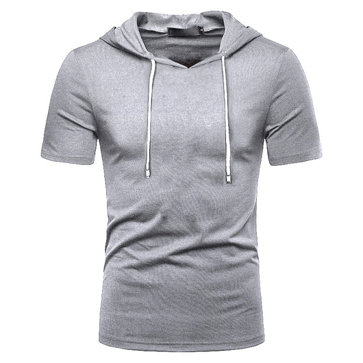 Sudadera Deportiva con Capucha Manga Corta para Hombre - Algodón Premium - Image 5