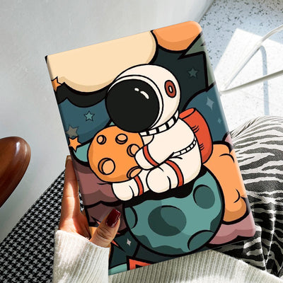 Funda de Cuero Protectora para Tablet Anti-Caídas - Image 3