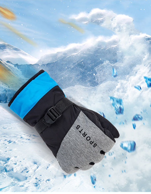Guantes de Esquí para Hombre Acolchados con Forro de Terciopelo - Image 8