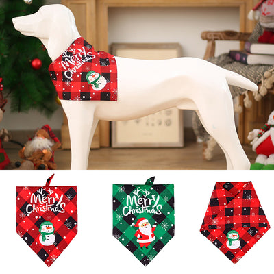 Babero Navideño para Perros y Gatos - Pañoleta Decorativa Absorbente