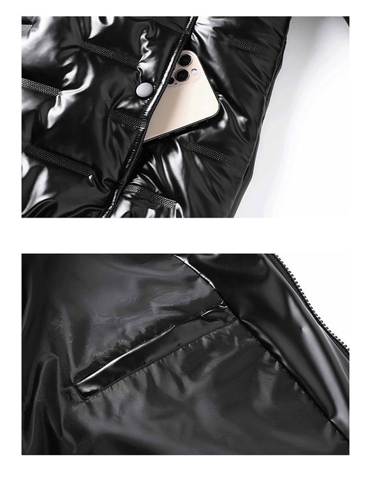 Chamarra de Invierno para Hombre con Capucha y Acabado Brillante - Image 13