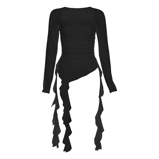 Playera Semitransparente Ajustada para Mujer - Diseño Moderno y Elegante - Image 7