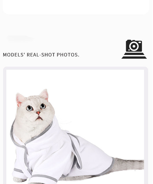 Ropa de Invierno para Mascotas: Pijamas y Batas Absorbentes para Perros y Gatos - Image 12