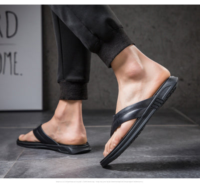 Sandalias de Cuero para Hombre - Chanclas de Playa Cómodas y Elegantes - Image 11