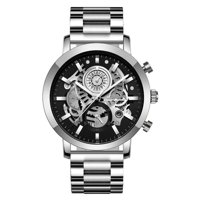 Reloj Multifuncional para Hombre con Diseño Calado y Calendario - Image 7