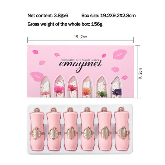 Bálsamo Labial Termocrómico Gelatina Floral - Brillo Hidratante Cambia de Color - Image 11