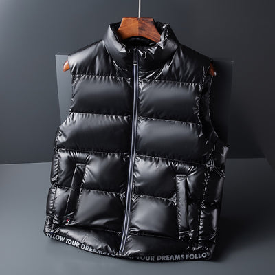 Chaleco Acolchado Brillante para Hombre - Image 3