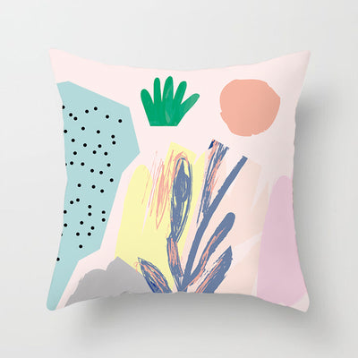 Funda de Almohada Geométrica Moderna en Poliéster Peachskin - Image 80