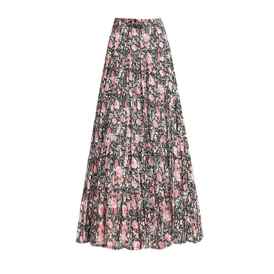 Falda de Gasa con Bordado Floral - Image 7