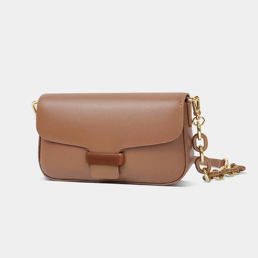 Bolso de Cuero Genuino con Cadena - Versátil y Elegante - Image 12
