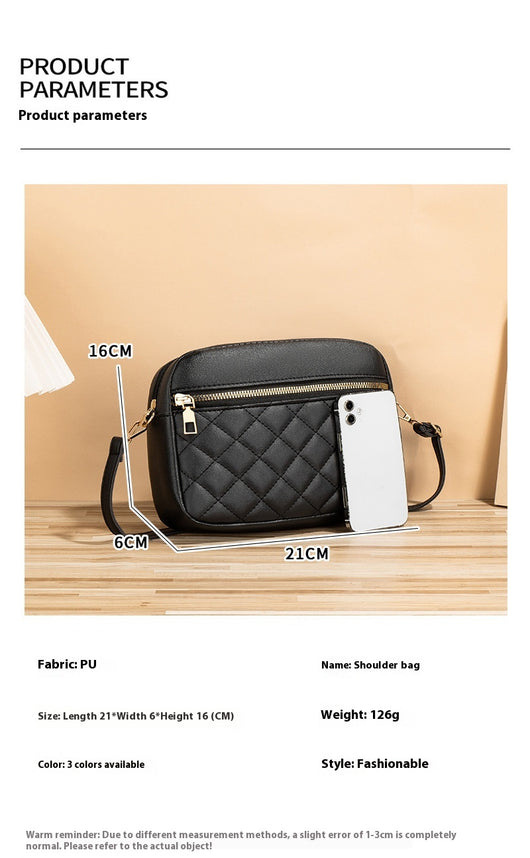 Bolsa Bandolera de Textura Premium y Gran Capacidad - Image 11