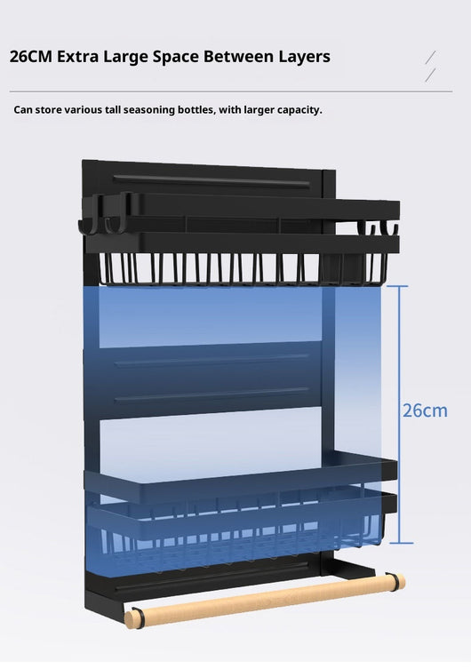 Organizador Magnético Lateral para Refrigerador sin Perforación - Image 19