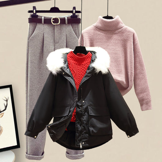 Conjunto de Sudadera Acolchada de Algodón para Mujer - Image 31