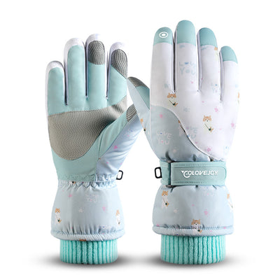Guantes Térmicos Acolchados para Ciclismo con Relleno de Terciopelo y Algodón - Image 64