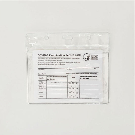 Portacédulas Vertical Transparente en PVC - Image 2