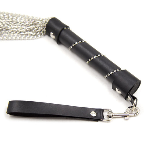 Set de Accesorios de Cuero con Cadena y Látigo para Parejas - Image 10