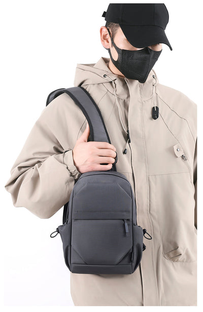 Mochila Pecho Oxford para Hombre - Bolsa Cruzada Funcional - Image 33