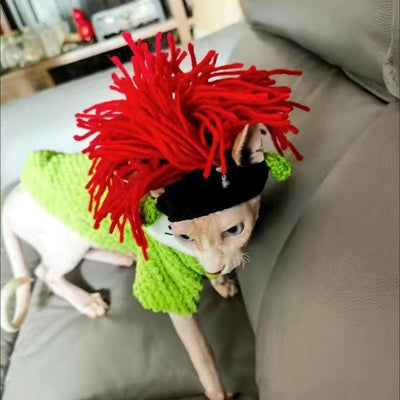 Gorro de Lana Tejido para Perros y Gatos - Accesorios Adorables para Mascotas - Image 9