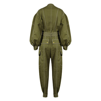 Traje Slim de Cintura Alta con Moño Trendy - Image 7