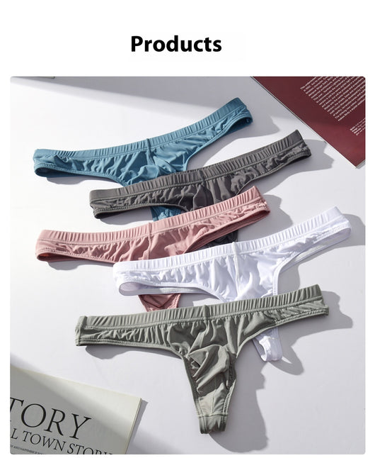Bóxer Transparente de Seda Helada Talla Grande para Hombre - Image 16
