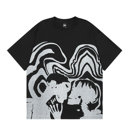 Playera Estampada de Diseño Creativo para Hombre - Image 9