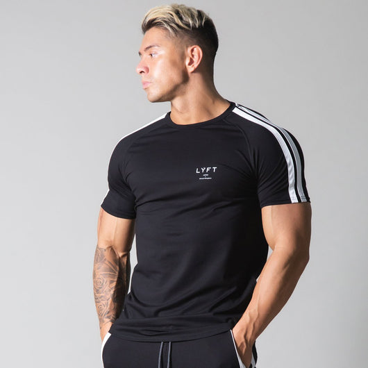 Playera Clásica de Cuello Redondo Manga Corta Color Liso para Hombre