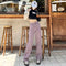 Pantalones Morados Ajustados Cintura Alta Reductores para Mujer