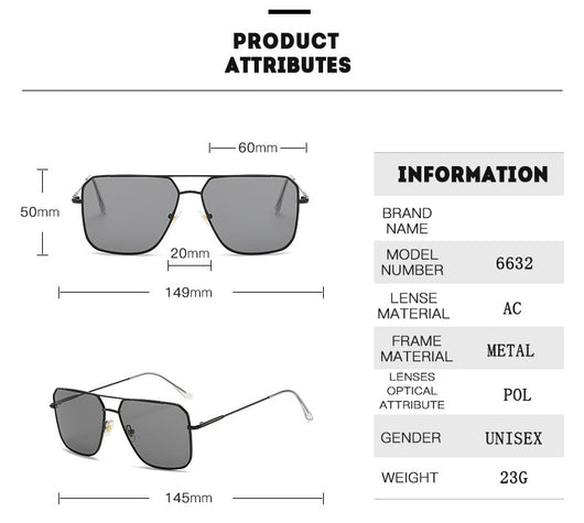 Gafas de Sol Retro Marco Oversize - Estilo Clásico Fashion - Image 10