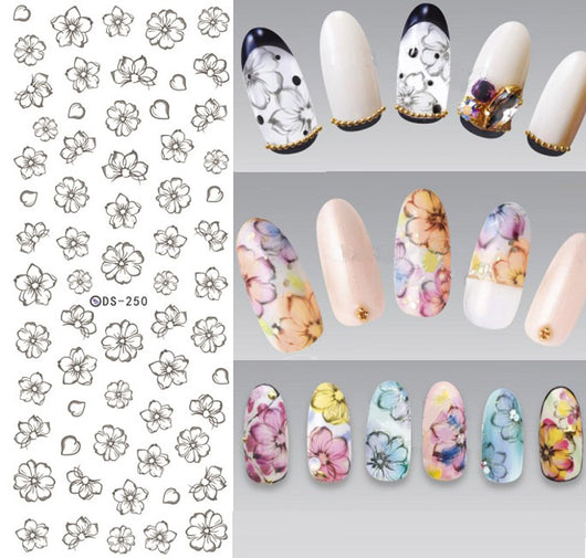 Kit Completo de Adhesivo para Uñas con Herramientas de Joyería y Stickers de Letras - Image 9