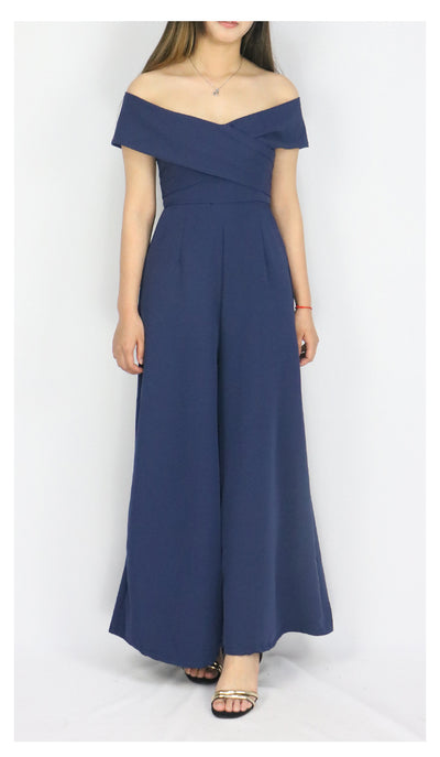 Jumpsuit Asimétrico Elegante de Un Hombro - Image 9