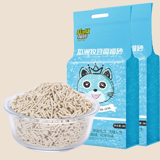 Arena para Gatos de Té Verde Tofu - Absorbente y Desodorizante - Image 2