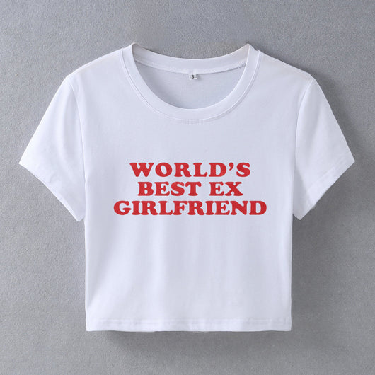 Crop Top Estilo Europeo y Americano con Letras Personalizadas - Image 5