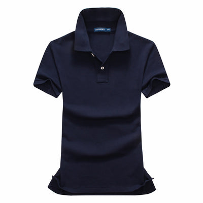Blusa Ejecutiva de Algodón Elástico con Cuello Solapa y Bordado - Image 6