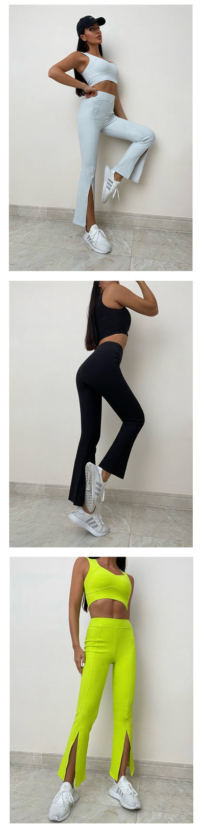 Pantalones Yoga Deportivos Ajustados con Drapeado - Image 14