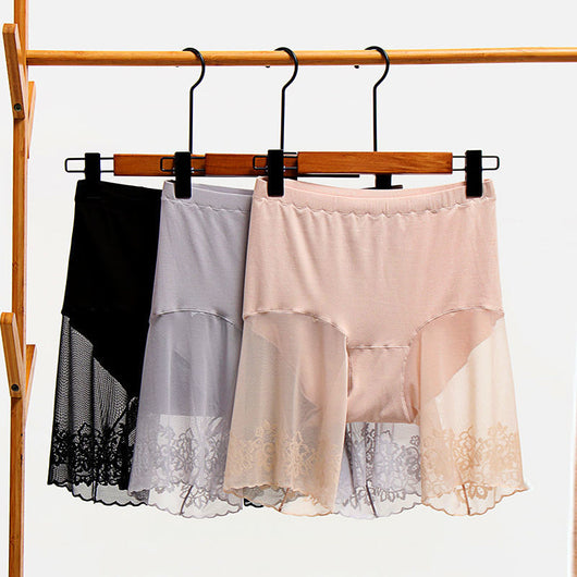 Shorts Leggings Mujer Cintura Alta Algodón Encaje Antitranspiración Verano - Image 6