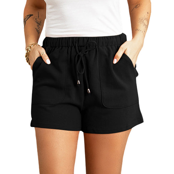 Shorts Talle Alto Cintura Elástica Sueltos y Cómodos