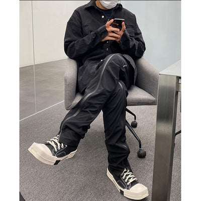 Pantalones Casuales Geométricos Funcionales para Hombre y Mujer - Otoño - Image 3