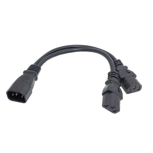 Cable Adaptador Divisor de Corriente C14 a Doble C13 (35 cm)