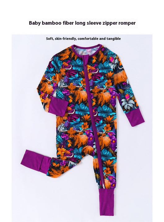 Pijama Enterizo para Bebé con Cierre Doble y Botines Integrados - Image 8