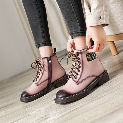 Botas Cortas Rosa para Mujer con Aumento de Altura Interno - Image 9