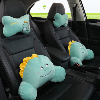 Juego de Almohada Lumbar y Reposacabezas para Auto con Diseño Infantil - Image 4