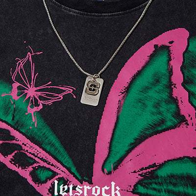Playera Sin Mangas Rasgada Butterfly para Hombre - Image 3