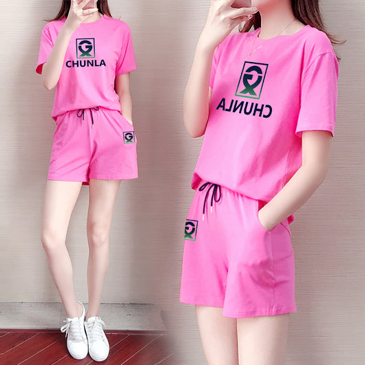 Conjunto Deportivo de Algodón Puro - Shorts y Playera Casual - Image 32