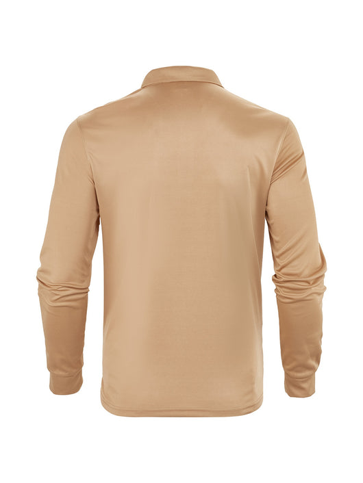 Camisa Suelta de Manga Larga en Color Sólido para Hombre - Image 17