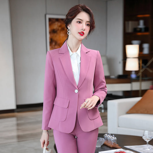 Traje Profesional para Mujer en Poliéster Color Sólido - Image 18