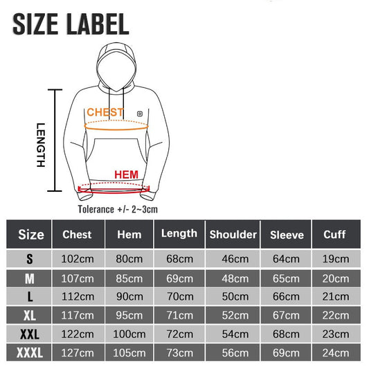 Sudadera Térmica USB con Calefacción Eléctrica para Hombre - Abrigo Deportivo Invierno - Image 3