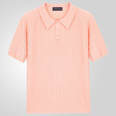Camisa Casual Hombre Manga Corta Cuello Solapa Ajuste Relajado - Image 2